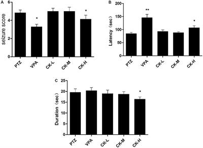 The Effects of Ginsenoside Compound K Against Epilepsy by Enhancing the γ-Aminobutyric Acid Signaling Pathway